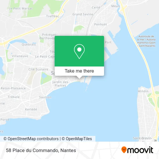 58 Place du Commando map