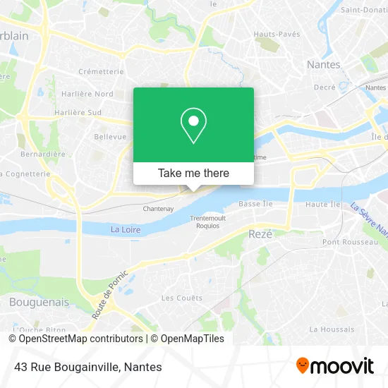 Mapa 43 Rue Bougainville