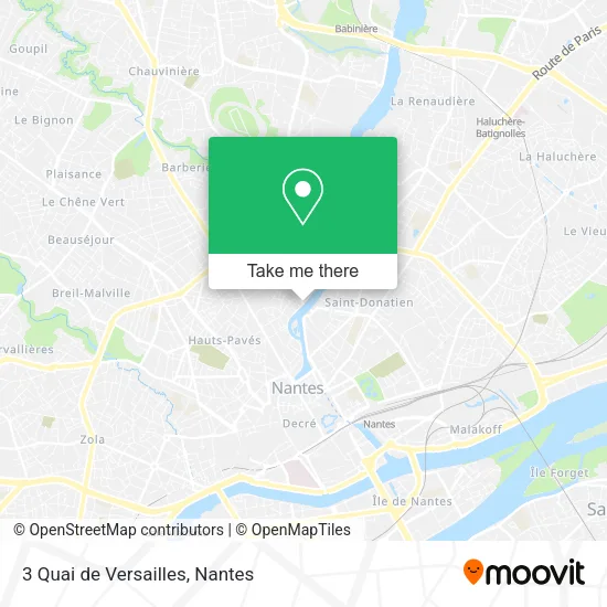 Mapa 3 Quai de Versailles