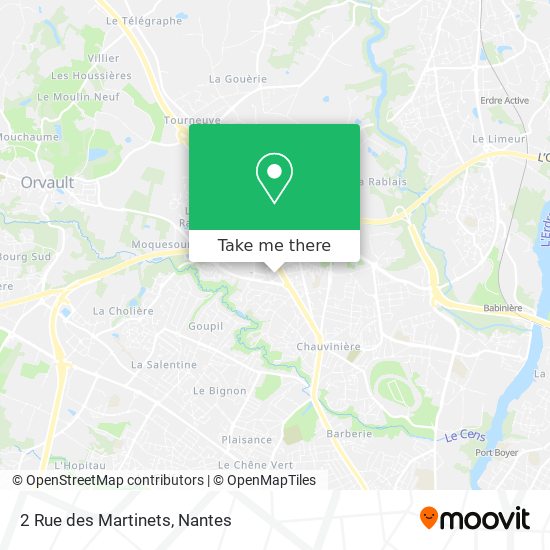 2 Rue des Martinets map