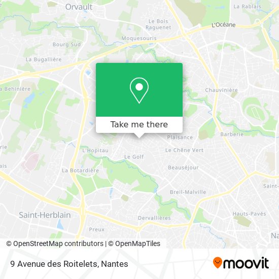 9 Avenue des Roitelets map