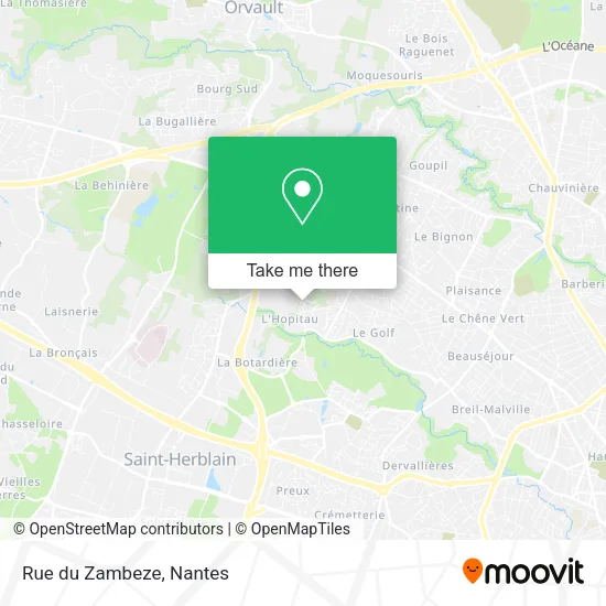 Rue du Zambeze map