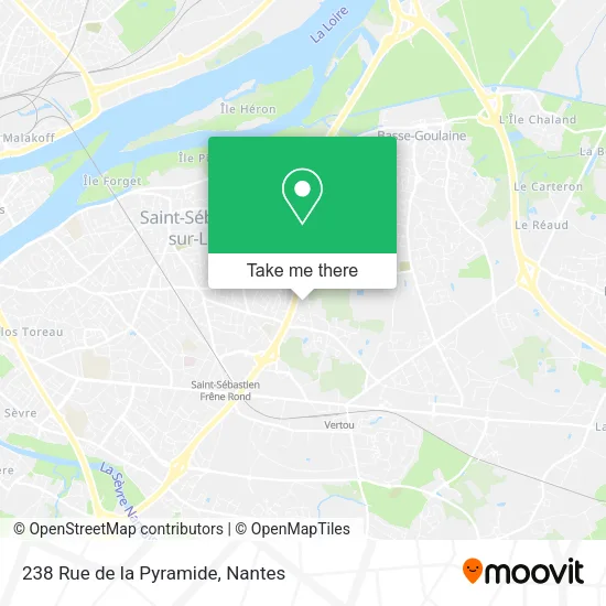 Mapa 238 Rue de la Pyramide