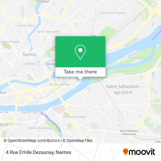 Mapa 4 Rue Emile Dezaunay
