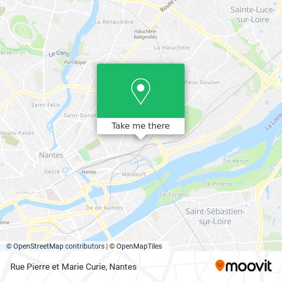 Rue Pierre et Marie Curie map