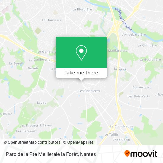 Parc de la Pte Meilleraie la Forêt map