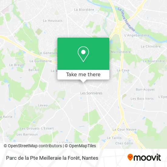 Parc de la Pte Meilleraie la Forêt map