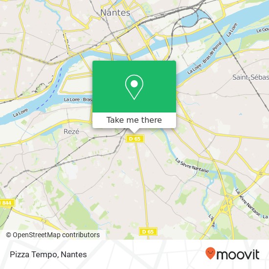 Pizza Tempo, 13BIS Place Pierre Sémard 44400 Rezé map