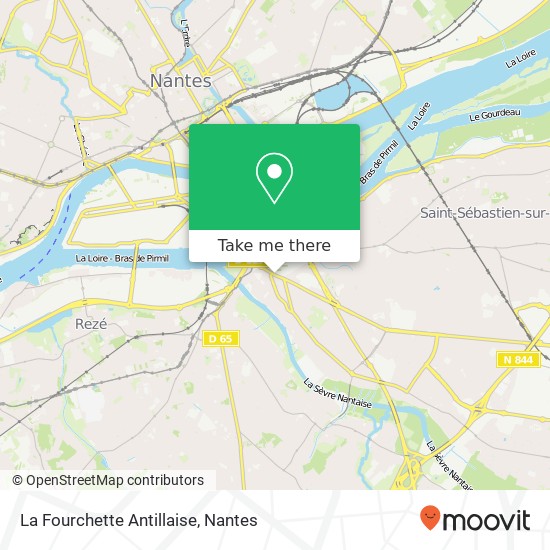 La Fourchette Antillaise, 92 Rue Saint-Jacques 44200 Nantes map