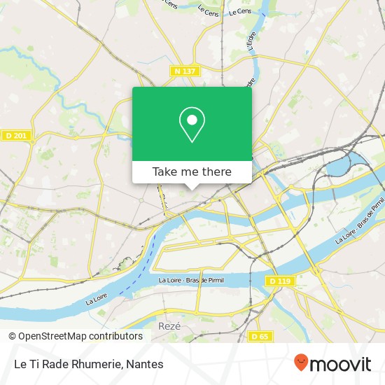 Le Ti Rade Rhumerie, 8 Rue Voltaire 44000 Nantes map