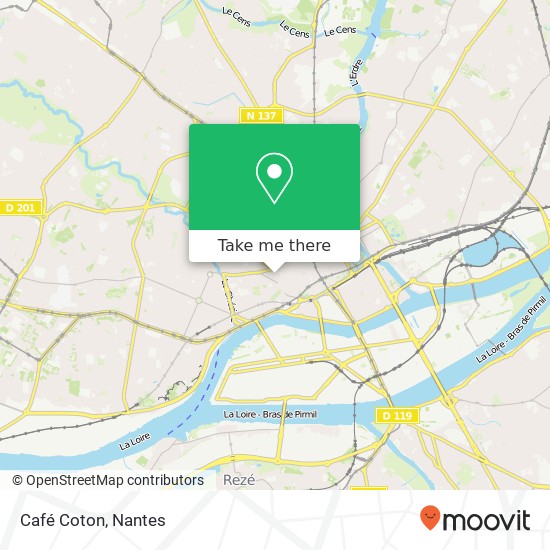 Café Coton, 12 Rue Franklin 44000 Nantes map