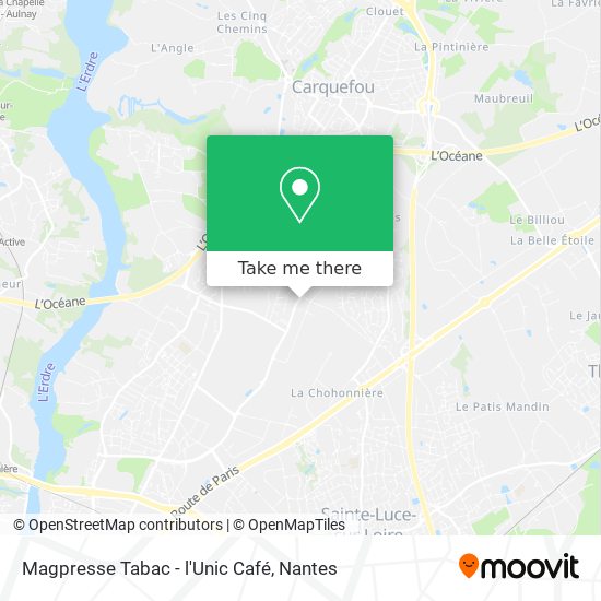 Magpresse Tabac - l'Unic Café map