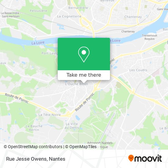 Rue Jesse Owens map