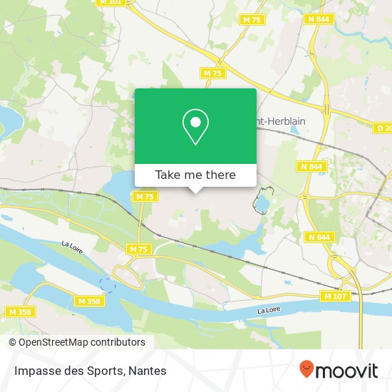 Impasse des Sports map