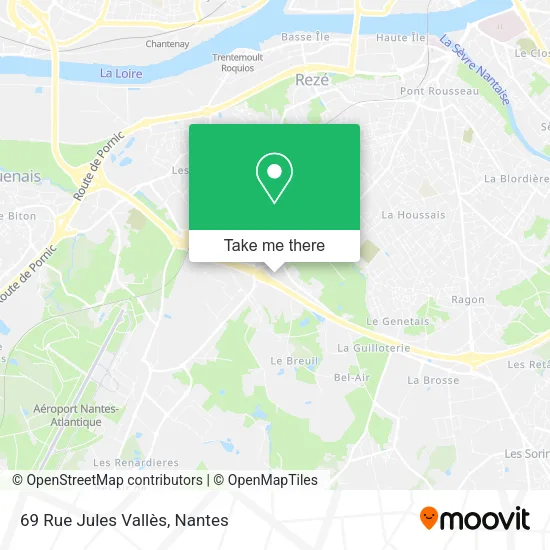 Mapa 69 Rue Jules Vallès