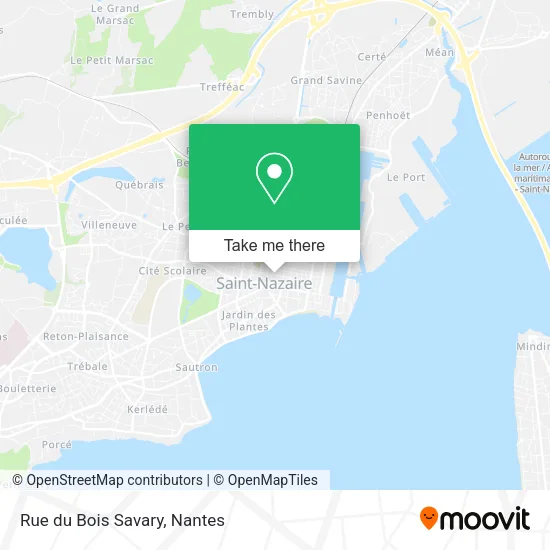 Mapa Rue du Bois Savary