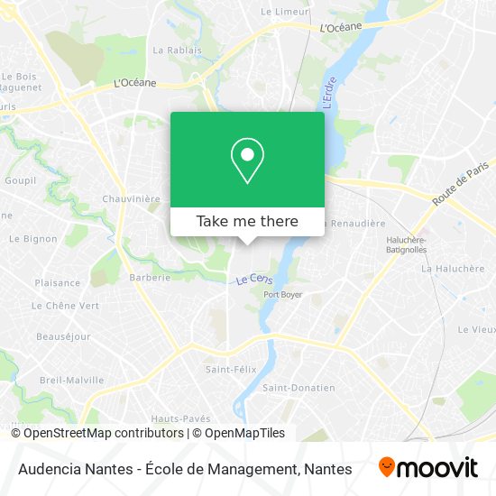 Audencia Nantes - École de Management map