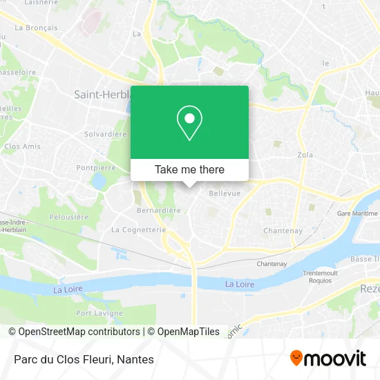 Parc du Clos Fleuri map
