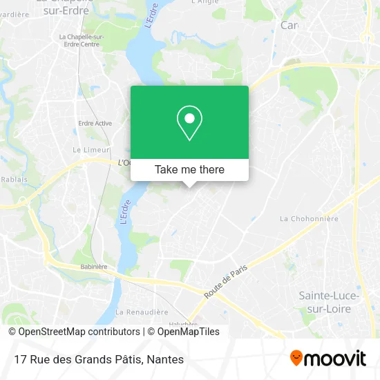 Mapa 17 Rue des Grands Pâtis
