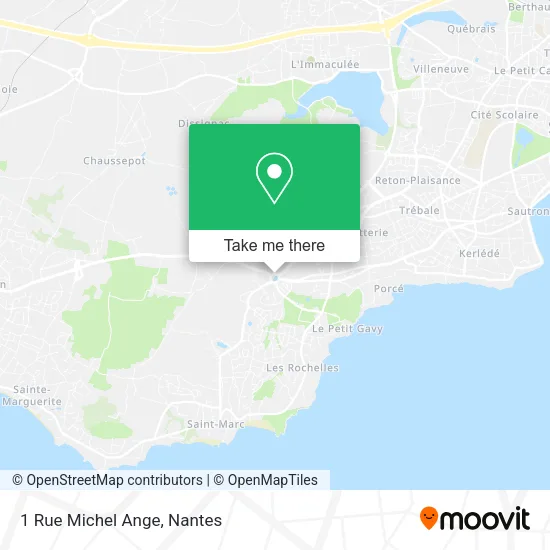 Mapa 1 Rue Michel Ange