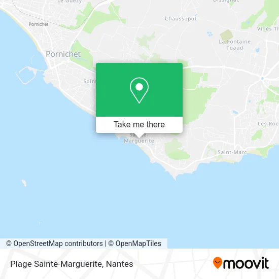 Plage Sainte-Marguerite map