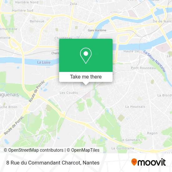 Mapa 8 Rue du Commandant Charcot