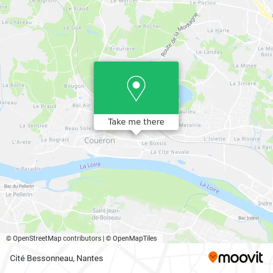 Mapa Cité Bessonneau