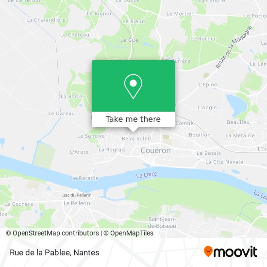 Rue de la Pablee map