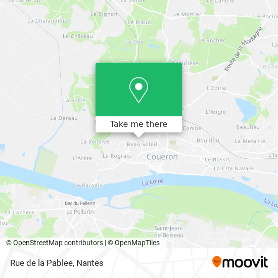 Rue de la Pablee map