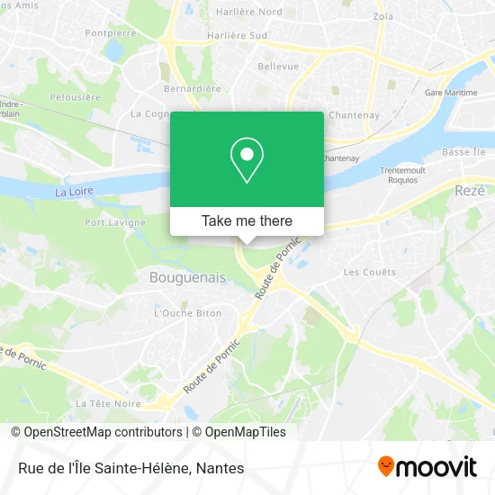 Rue de l'Île Sainte-Hélène map