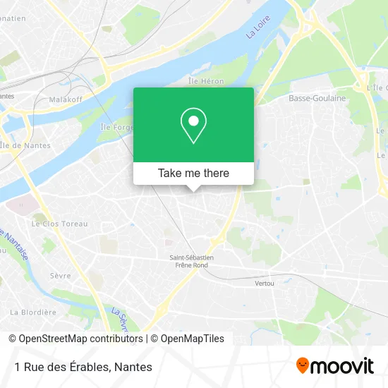 1 Rue des Érables map