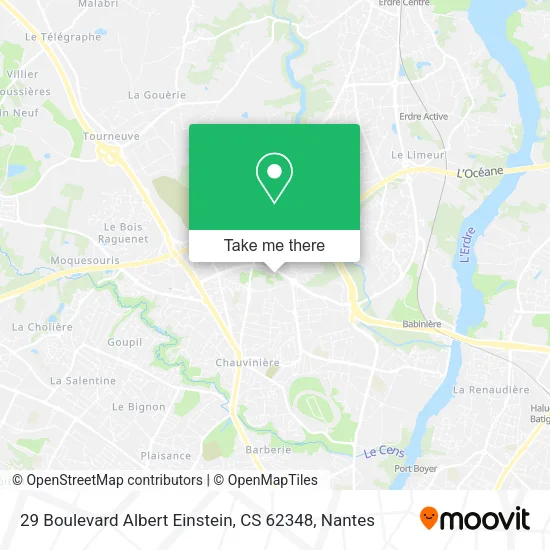 Mapa 29 Boulevard Albert Einstein, CS 62348