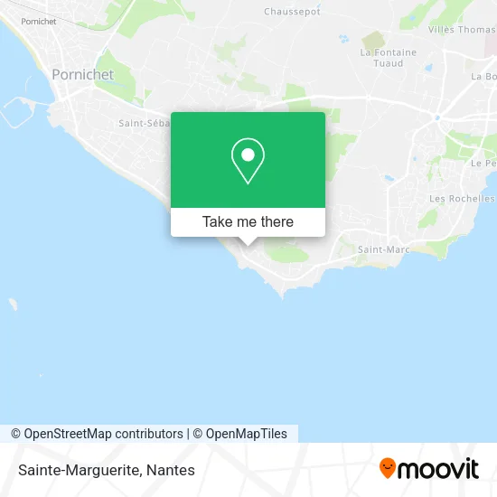 Mapa Sainte-Marguerite