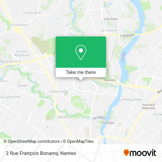 Mapa 2 Rue François Bonamy
