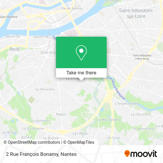 Mapa 2 Rue François Bonamy