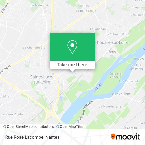 Rue Rose Lacombe map