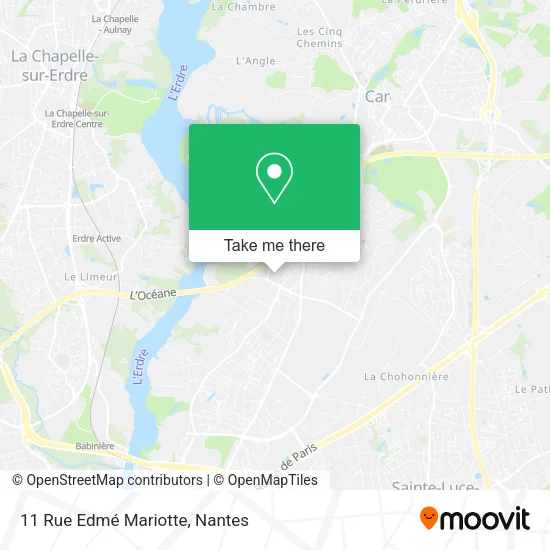 Mapa 11 Rue Edmé Mariotte