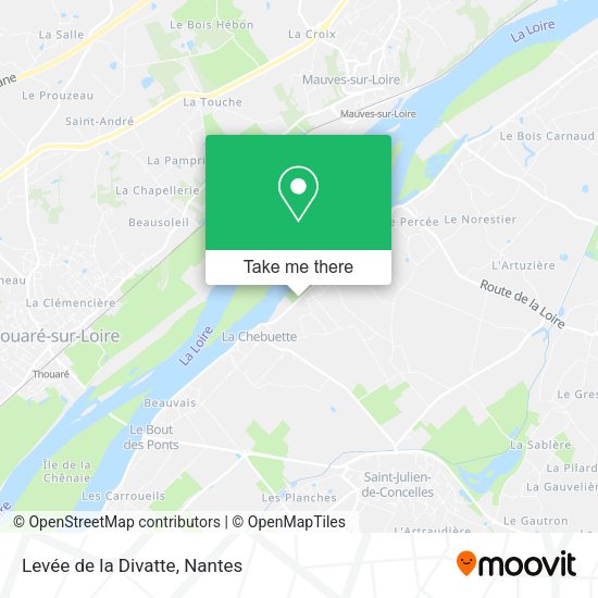 Levée de la Divatte map
