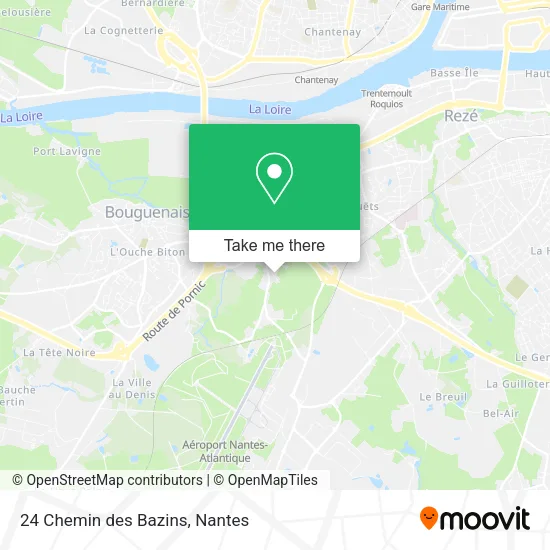 Mapa 24 Chemin des Bazins