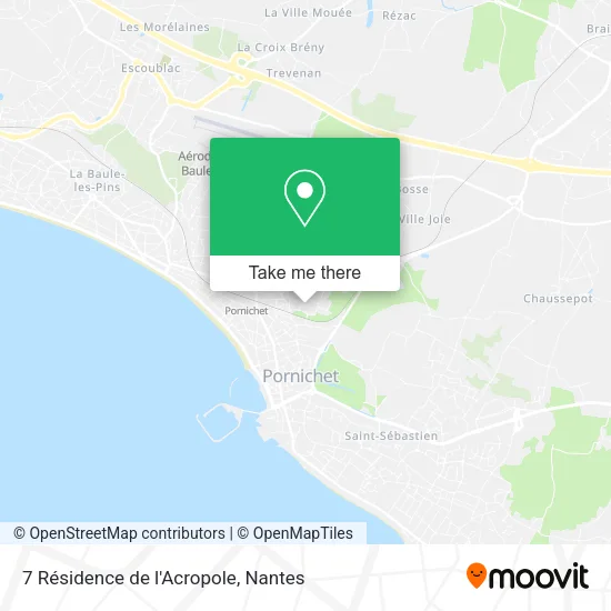 Mapa 7 Résidence de l'Acropole