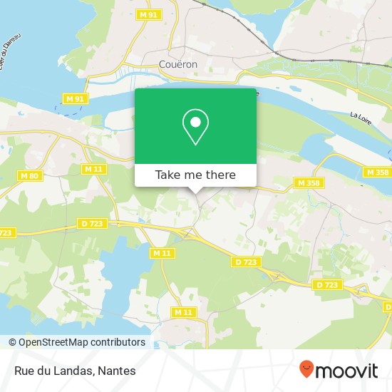 Mapa Rue du Landas