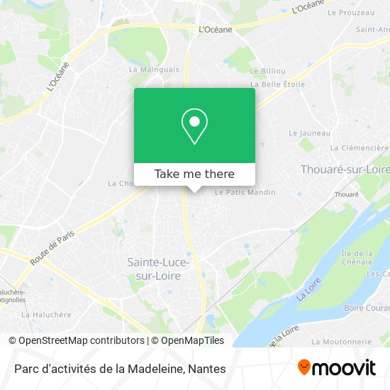 Parc d'activités de la Madeleine map