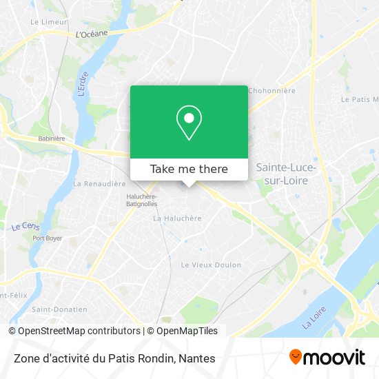 Zone d'activité du Patis Rondin map