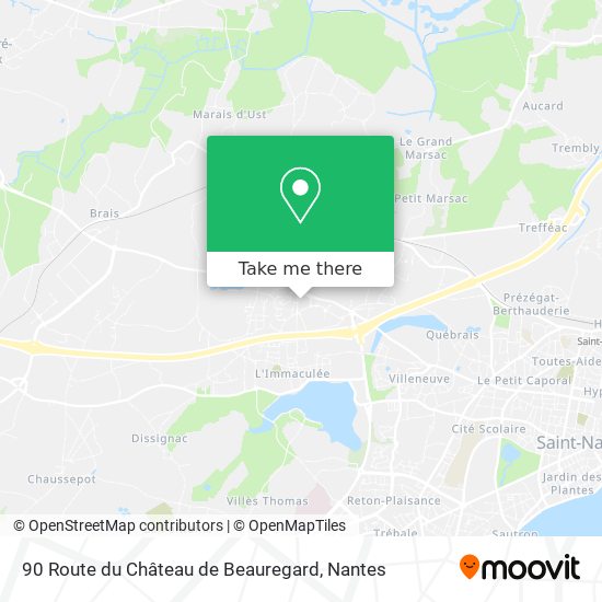 90 Route du Château de Beauregard map