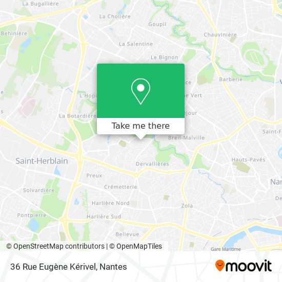 36 Rue Eugène Kérivel map