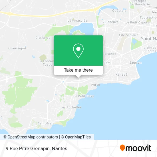 Mapa 9 Rue Pitre Grenapin