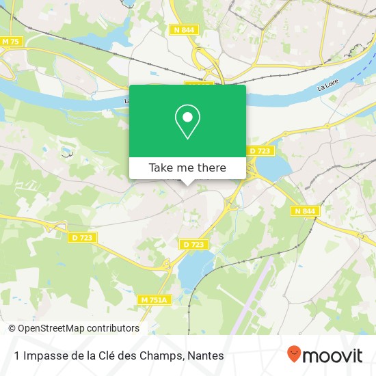 1 Impasse de la Clé des Champs map