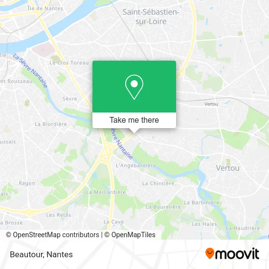 Mapa Beautour