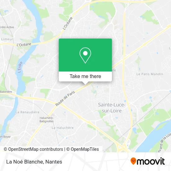Mapa La Noé Blanche