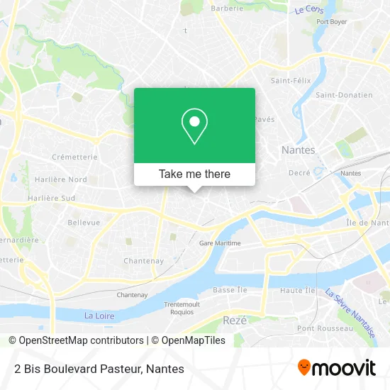 Mapa 2 Bis Boulevard Pasteur